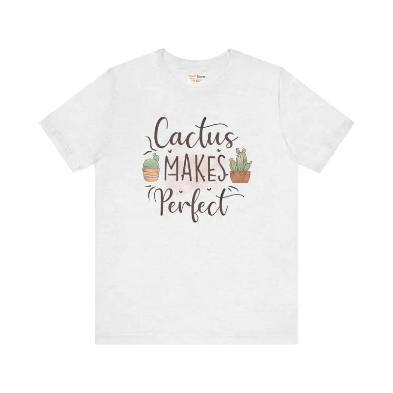 Cactus Makes Perfect Cotton Tee - Unisex Jersey Shirt - DipaliZ