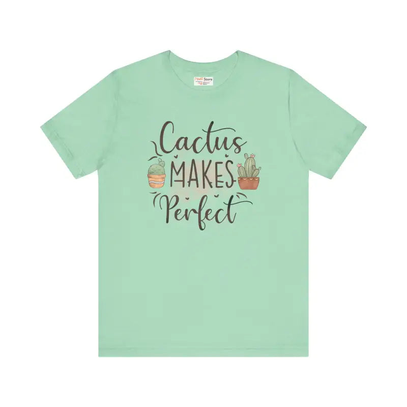 Cactus Makes Perfect Cotton Tee - Unisex Jersey Shirt - DipaliZ