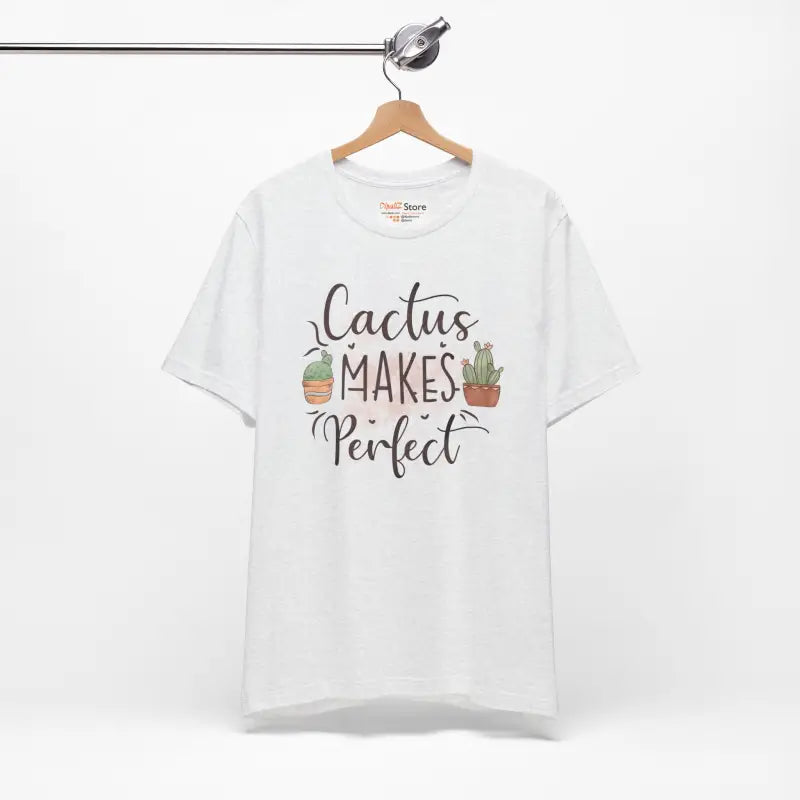 Cactus Makes Perfect Cotton Tee - Unisex Jersey Shirt - DipaliZ