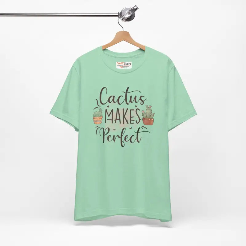 Cactus Makes Perfect Cotton Tee - Unisex Jersey Shirt - DipaliZ