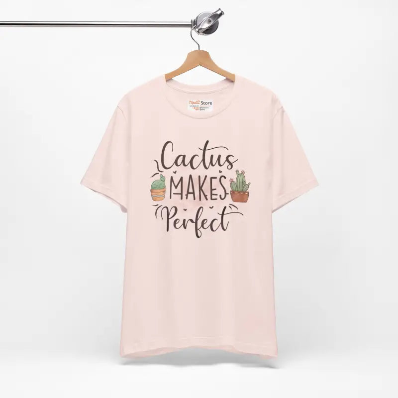 Cactus Makes Perfect Cotton Tee - Unisex Jersey Shirt - DipaliZ