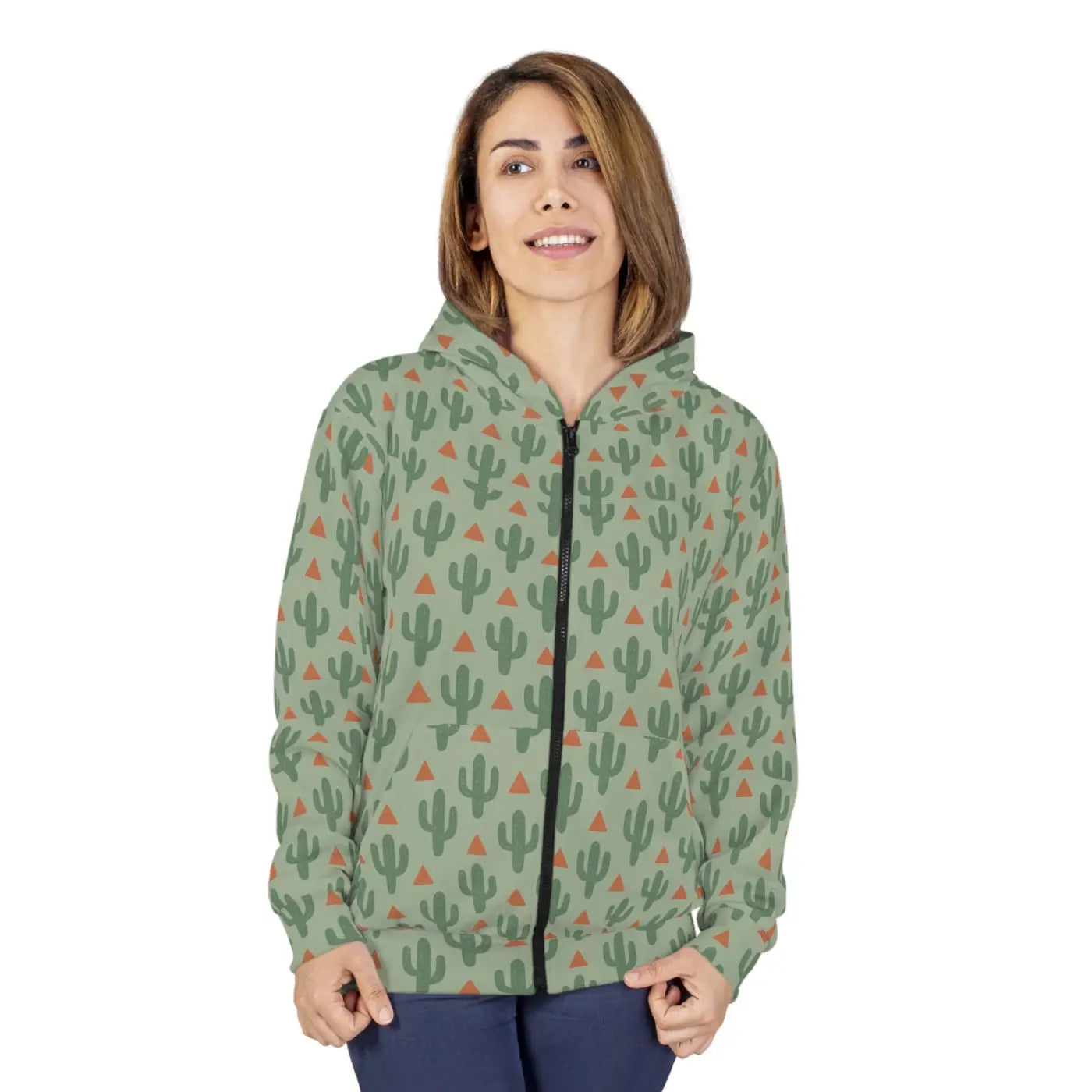 Cactus Print Hoodie - Cozy Layer Perfect Gift - DipaliZ