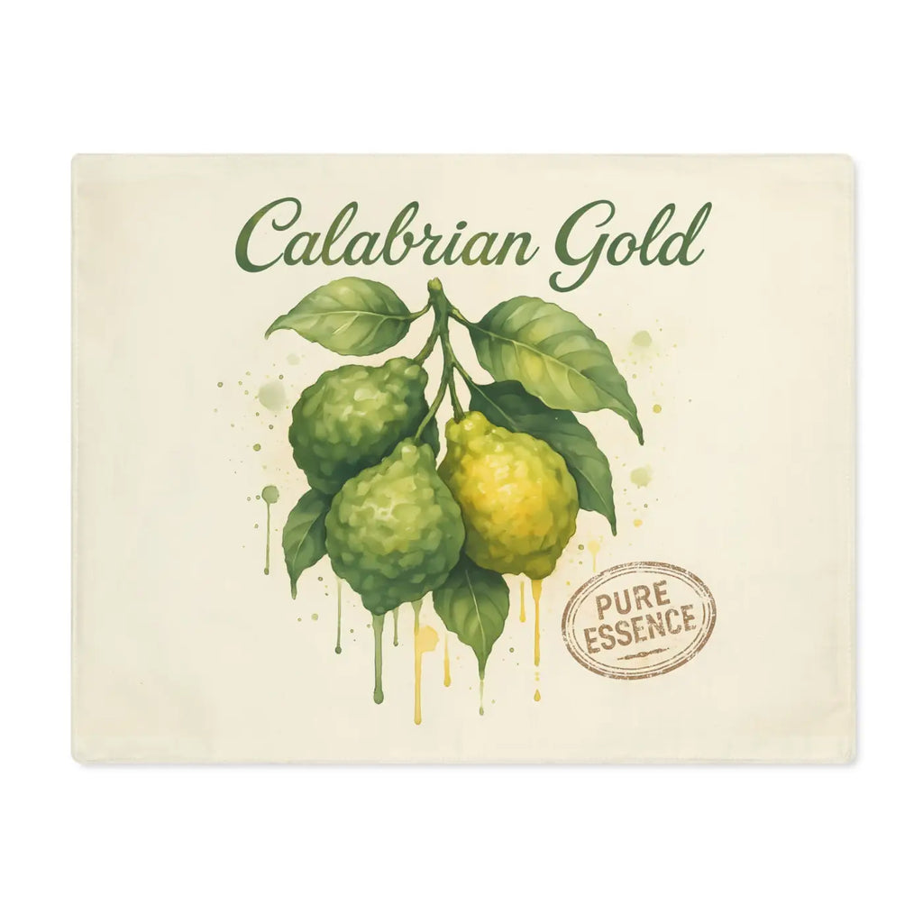 Premium Calabrian Gold Fruit Placemat - Italian Vintage Style - DipaliZ