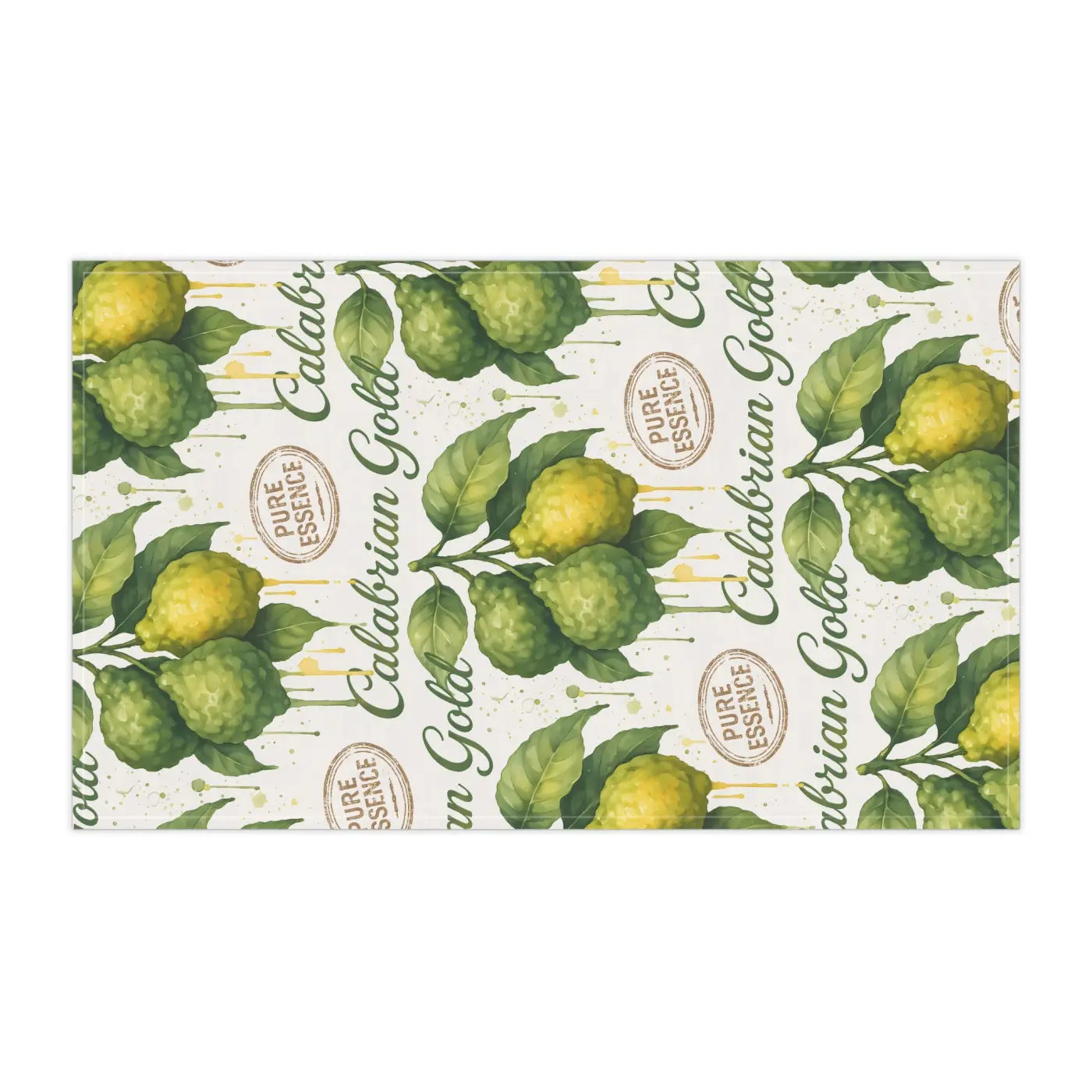 Lemon Tea Towels - Calabrian Gold Citrus Design - DipaliZ