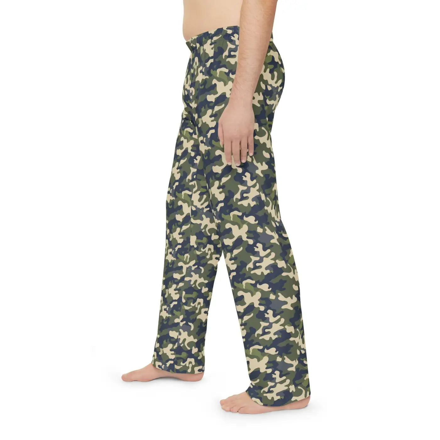Camo Print Lounge Trousers - Adventure Ready Comfort - DipaliZ