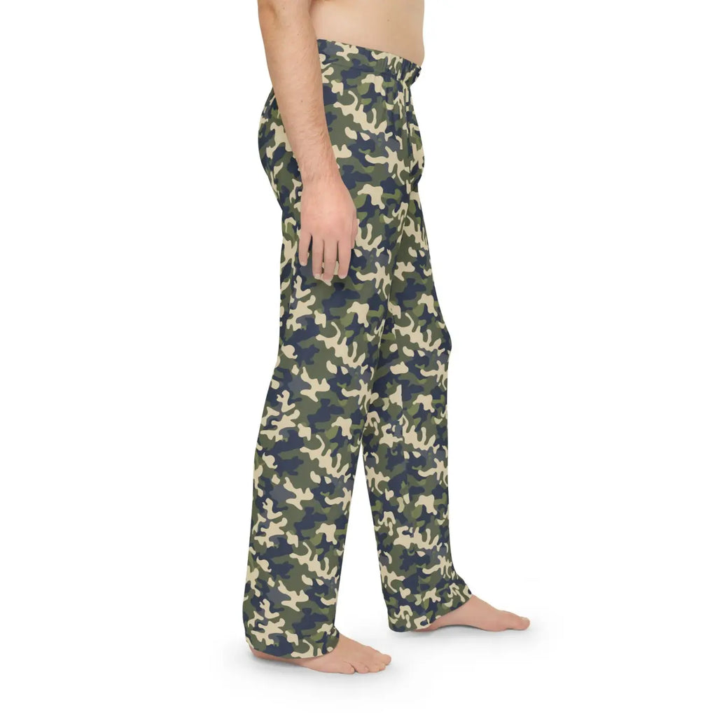 Camo Print Lounge Trousers - Adventure Ready Comfort - DipaliZ