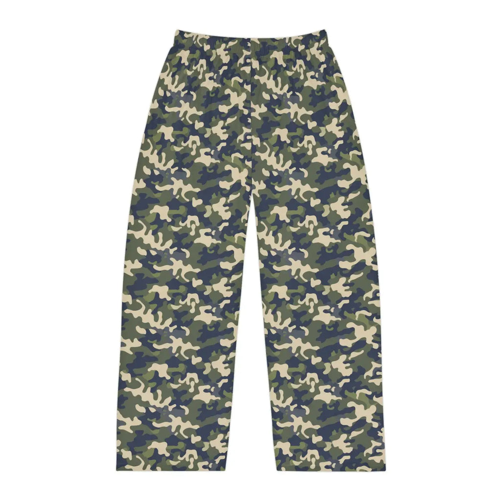 Camo Print Lounge Trousers - Adventure Ready Comfort - DipaliZ