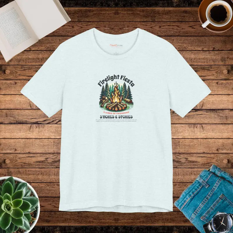 Camp Fire Short Sleeve Tee - Outdoor Enthusiasts - DipaliZ