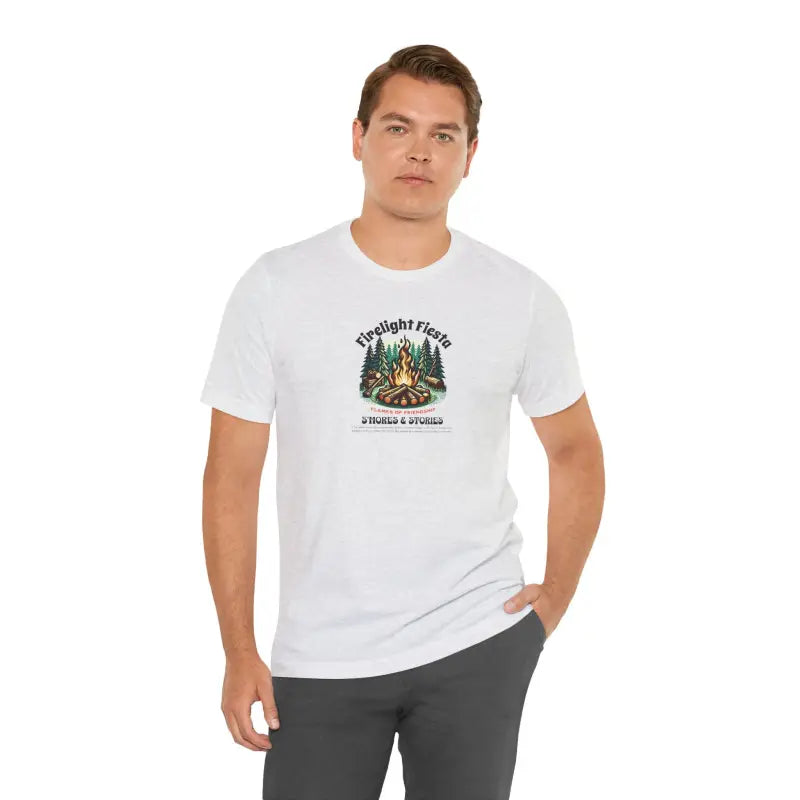 Camp Fire Short Sleeve Tee - Outdoor Enthusiasts - DipaliZ