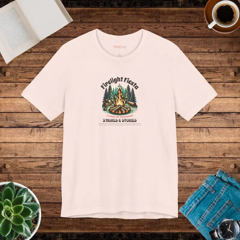 Camp Fire Short Sleeve Tee - Outdoor Enthusiasts - DipaliZ