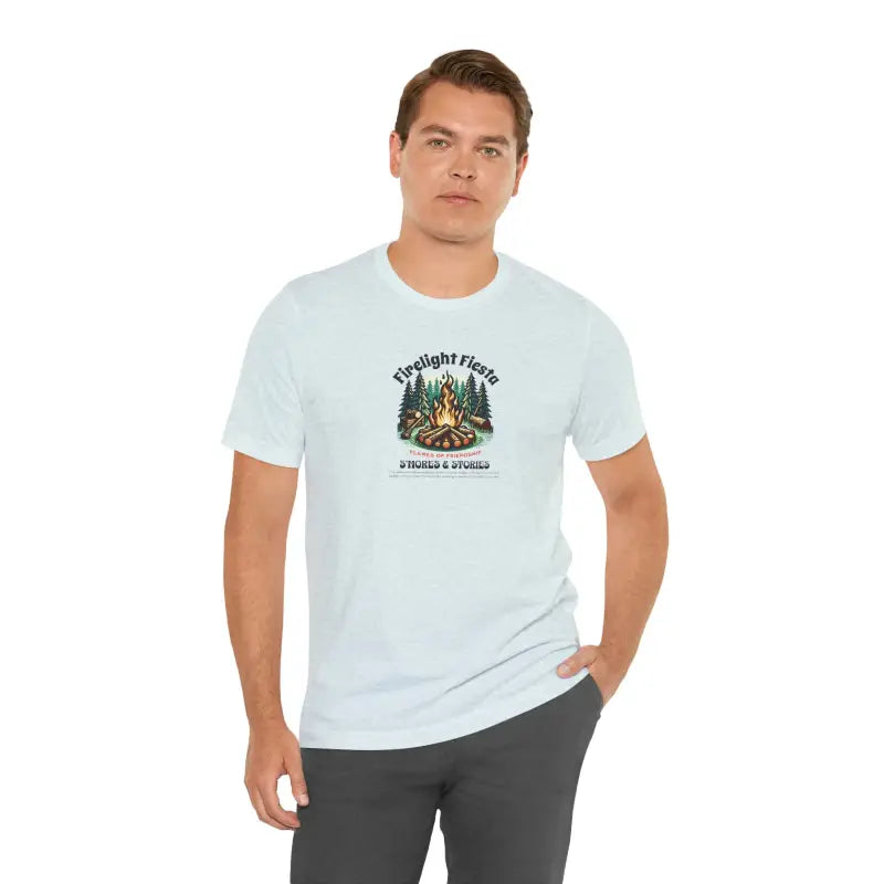 Camp Fire Short Sleeve Tee - Outdoor Enthusiasts - DipaliZ