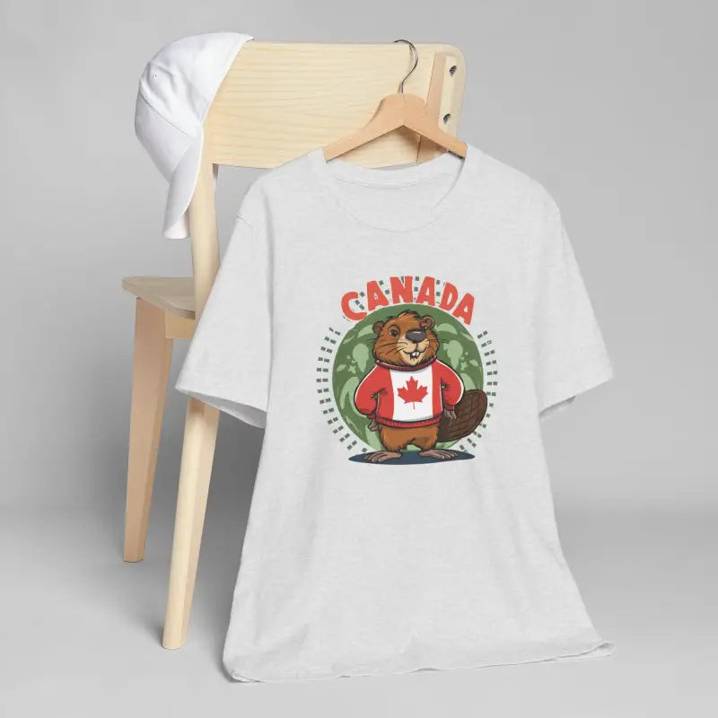 Canada Day Beaver Tee - Cozy Unisex Jersey - DipaliZ