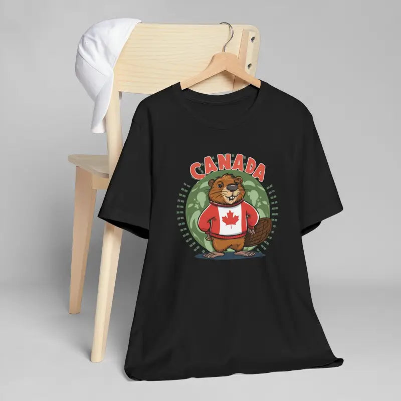 Canada Day Beaver Tee - Cozy Unisex Jersey - DipaliZ