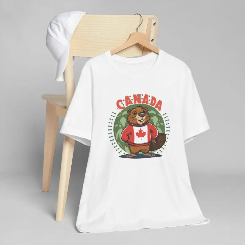 Canada Day Beaver Tee - Cozy Unisex Jersey - DipaliZ