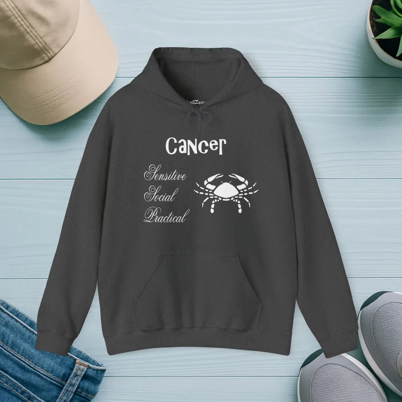Cancer Zodiac Sign Hoodie - Unisex Heavy Blend - DipaliZ