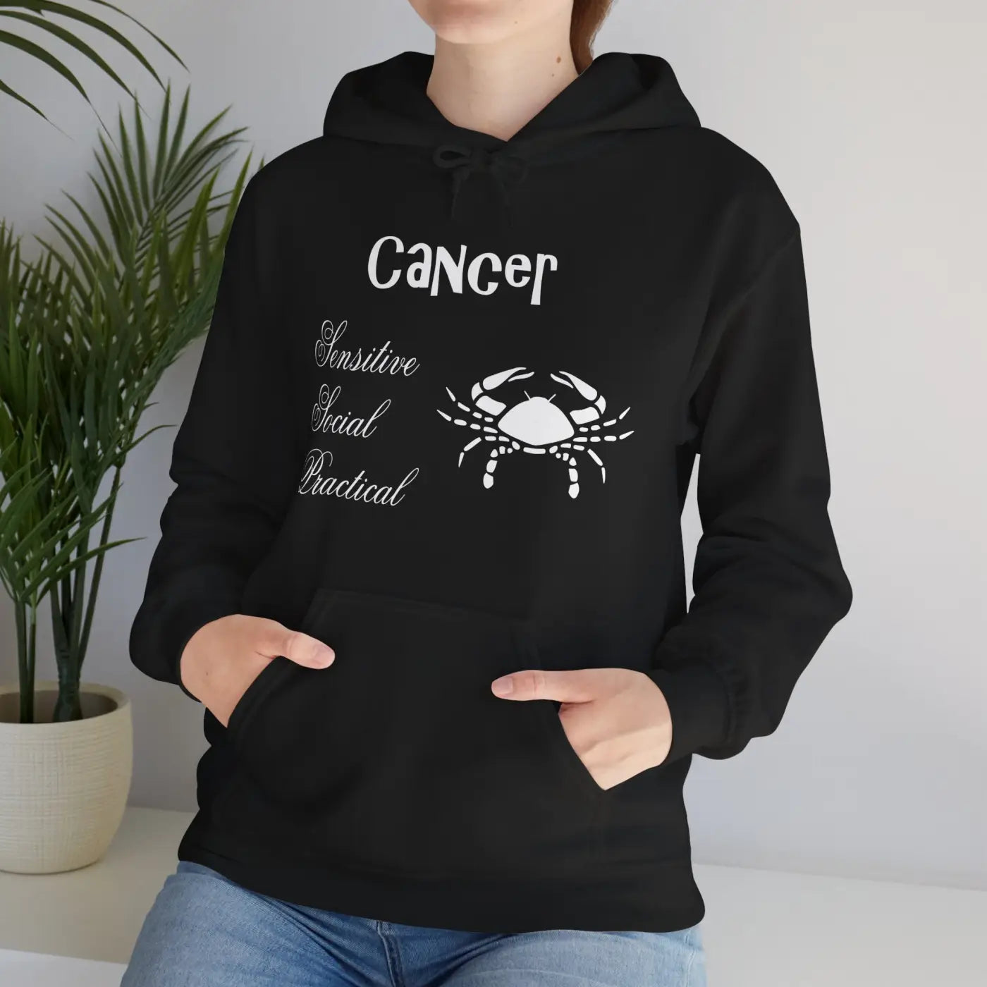 Cancer Zodiac Sign Hoodie - Unisex Heavy Blend - DipaliZ