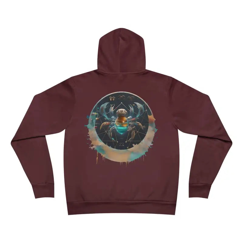 Cancer Zodiac Sign Hoodie - Sponge Fleece Pullover - DipaliZ