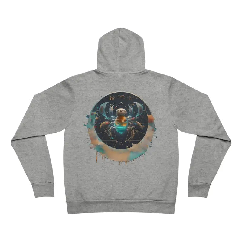 Cancer Zodiac Sign Hoodie - Sponge Fleece Pullover - DipaliZ
