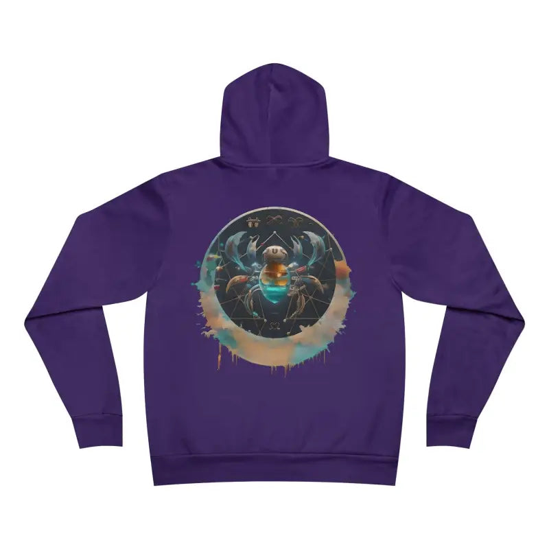 Cancer Zodiac Sign Hoodie - Sponge Fleece Pullover - DipaliZ