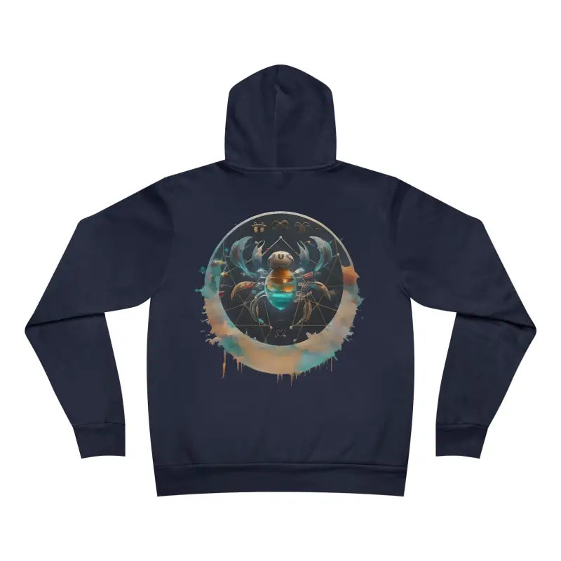 Cancer Zodiac Sign Hoodie - Sponge Fleece Pullover - DipaliZ