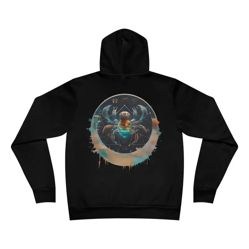 Cancer Zodiac Sign Hoodie - Sponge Fleece Pullover - DipaliZ