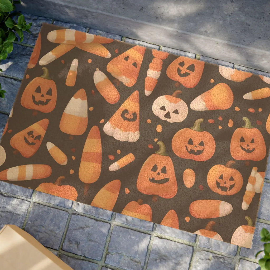 Tufted Coir Coconut Doormat - Autumn Festive Welcome - DipaliZ