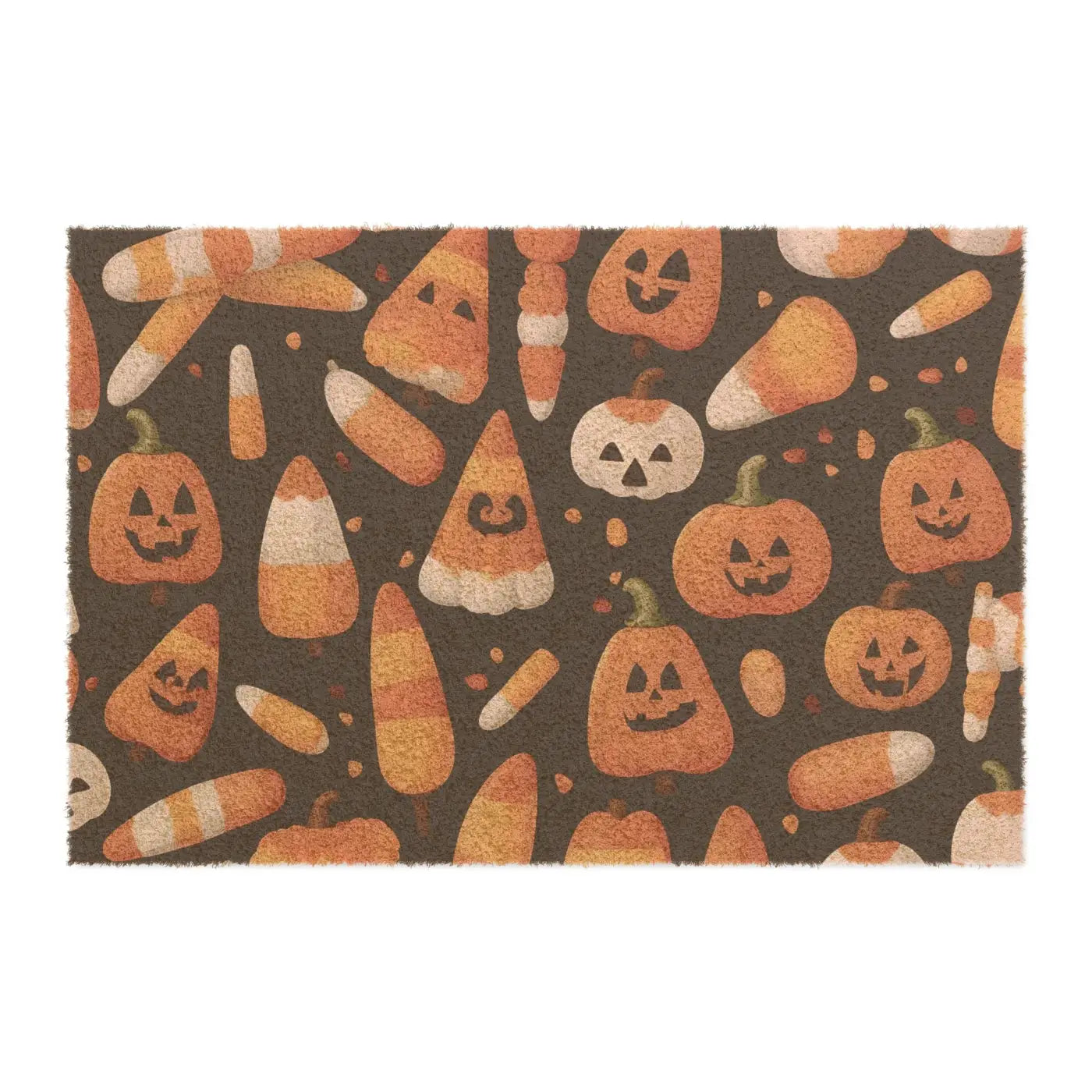 Tufted Coir Coconut Doormat - Autumn Festive Welcome - DipaliZ
