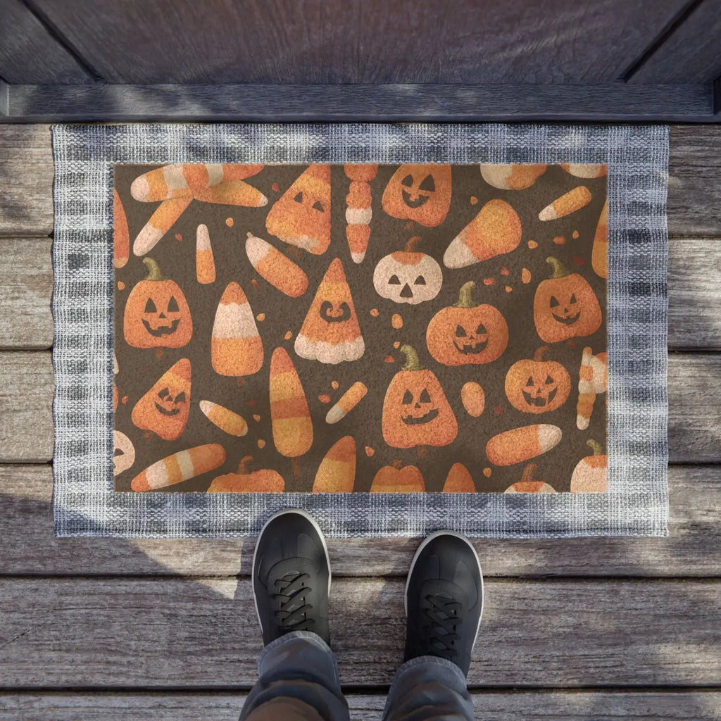 Tufted Coir Coconut Doormat - Autumn Festive Welcome - DipaliZ