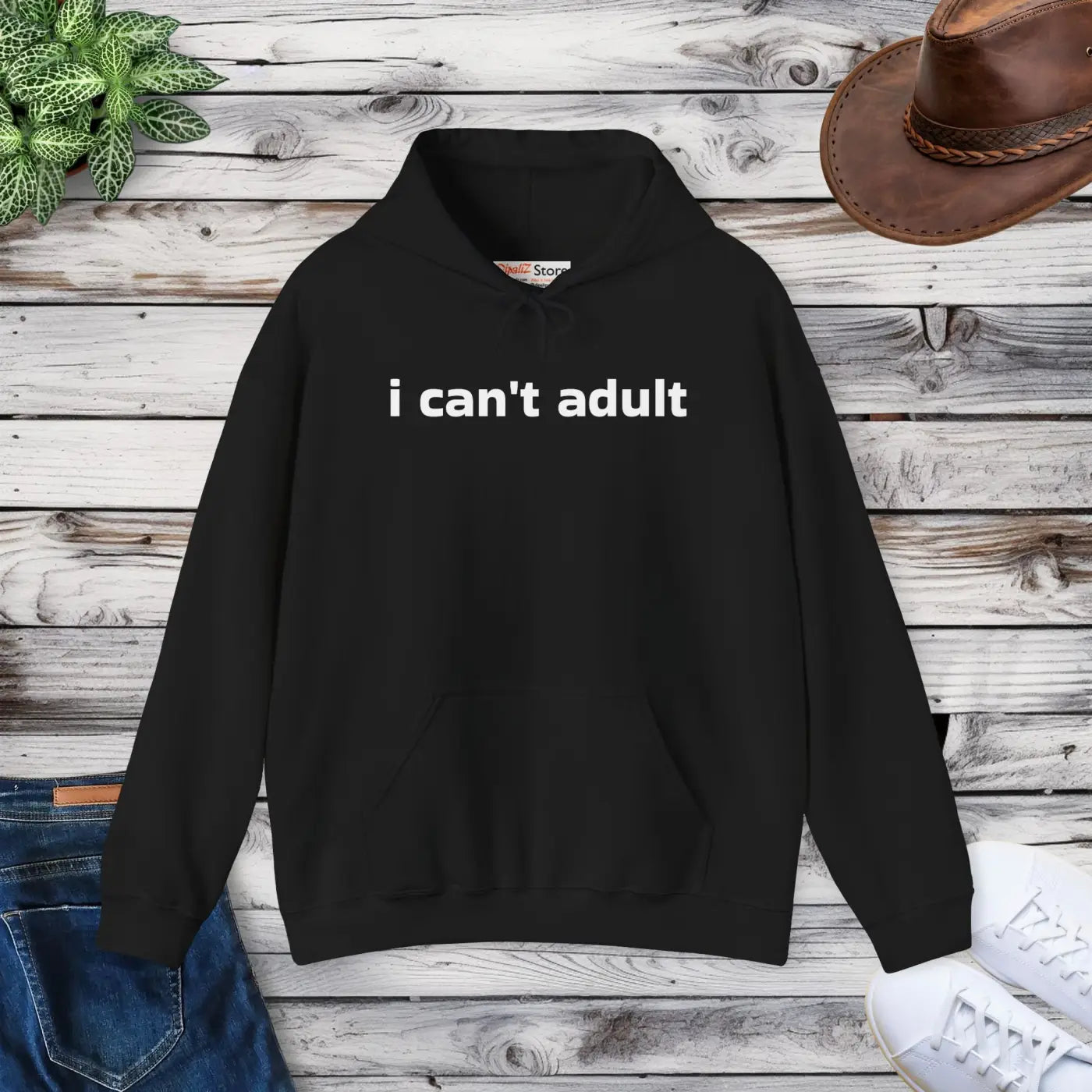 Funny Hooded Sweatshirt - Everyday Comfort Casual Hoodie - DipaliZ