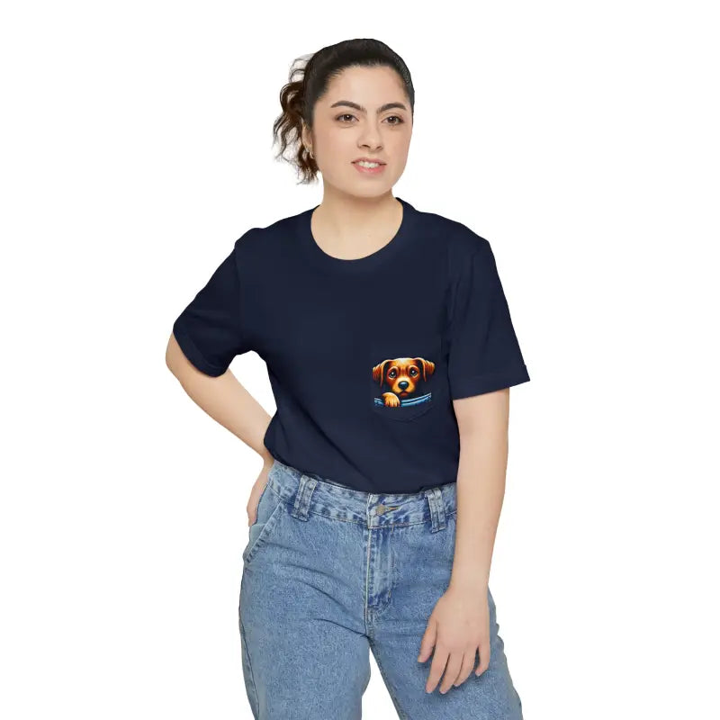 Unisex Pocket Tee - Cozy Comfort Style - DipaliZ