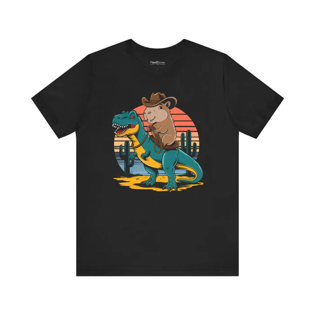 Capybara T-Rex Unisex Jersey Adventure Tee - DipaliZ