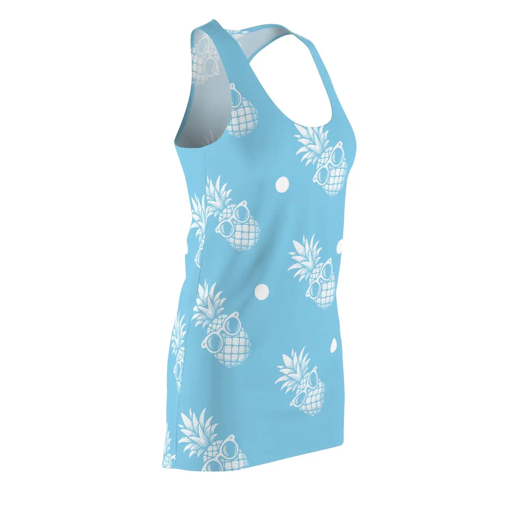 Pineapple Print Racerback Dress - Summer Vibes - DipaliZ