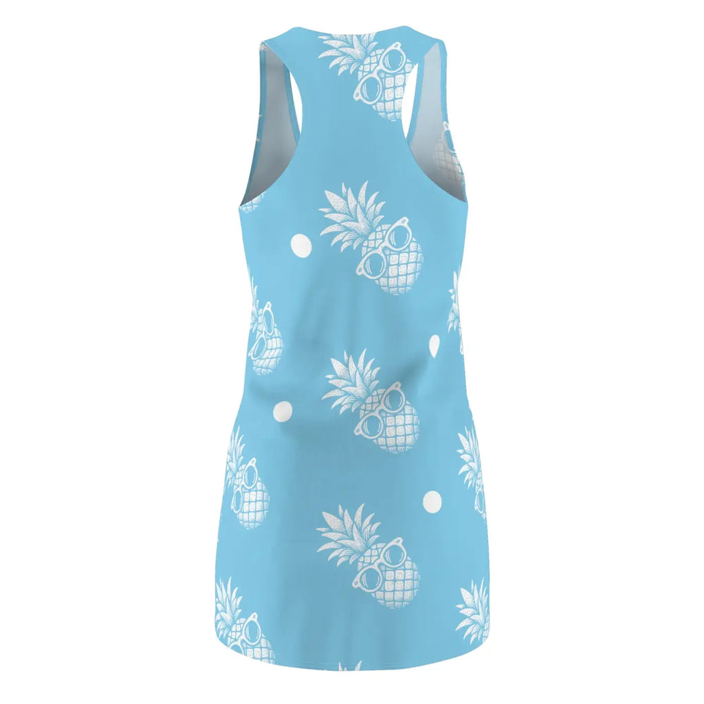 Pineapple Print Racerback Dress - Summer Vibes - DipaliZ