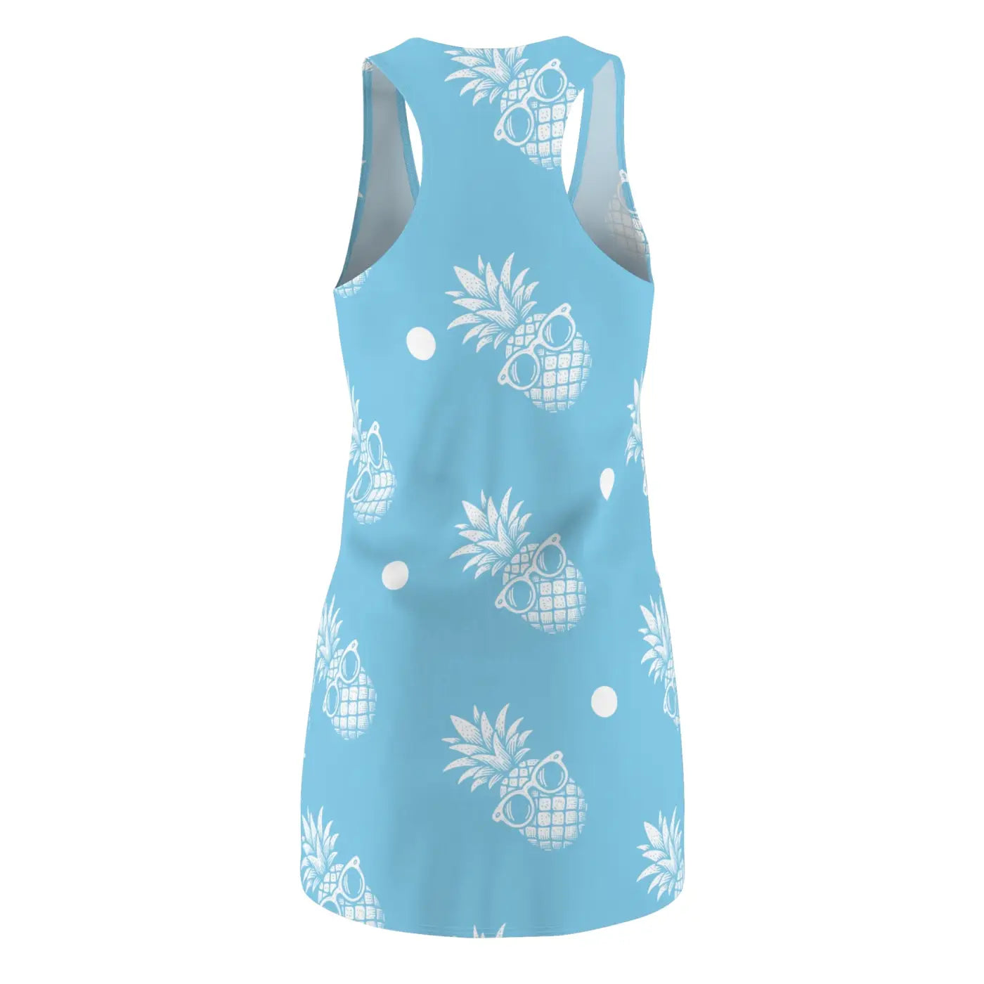Pineapple Print Racerback Dress - Summer Vibes - DipaliZ