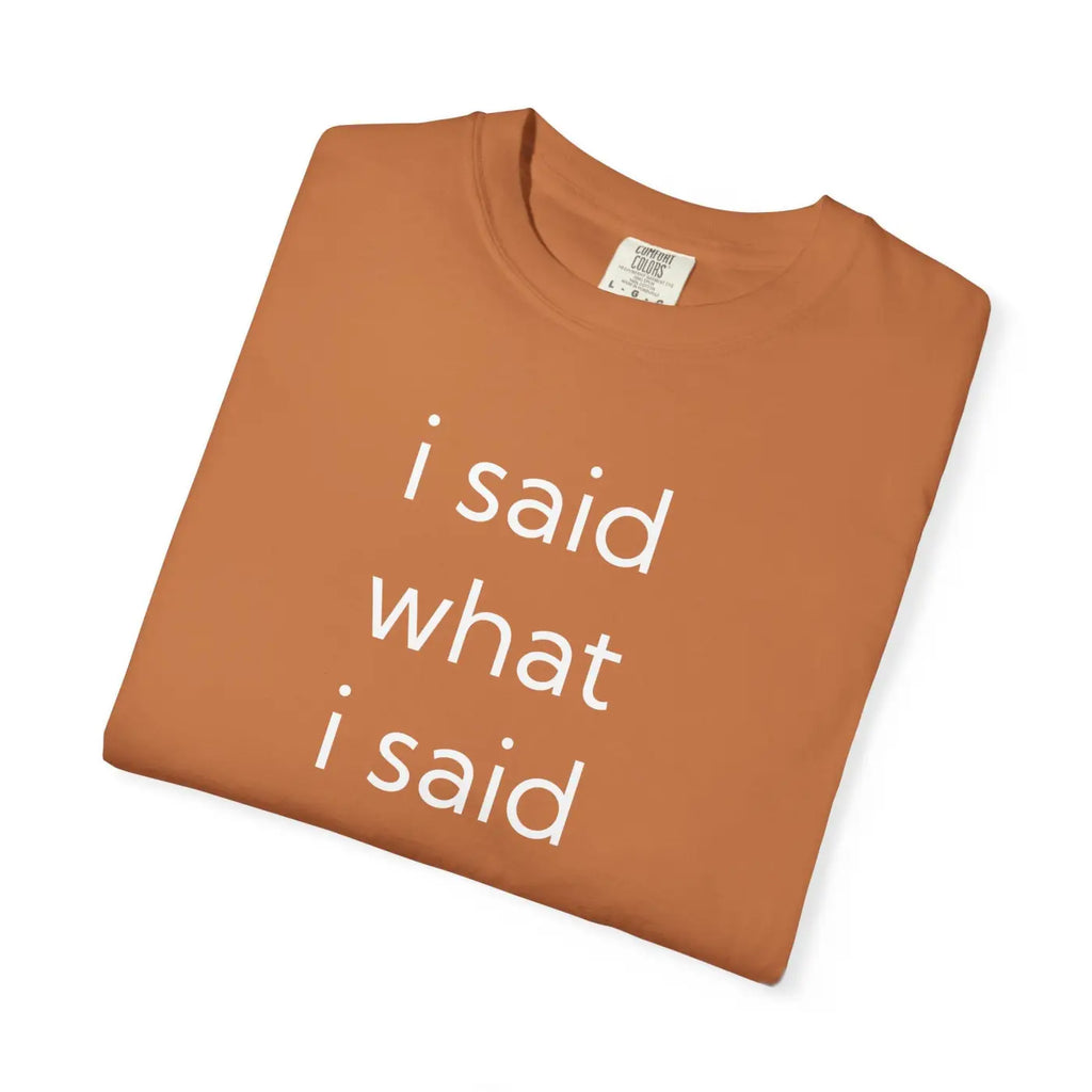Statement Graphic Tee - Soft Garment Dyed Unisex Apparel - DipaliZ