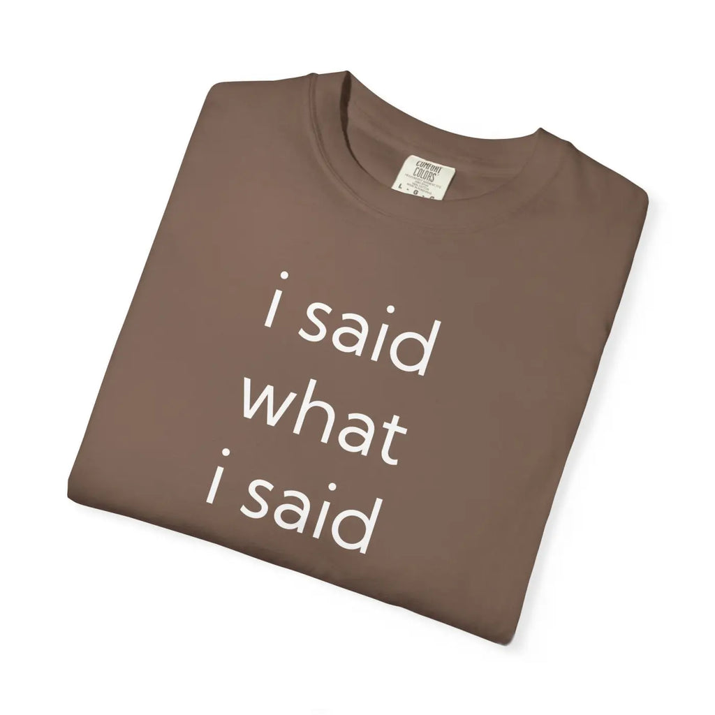 Statement Graphic Tee - Soft Garment Dyed Unisex Apparel - DipaliZ