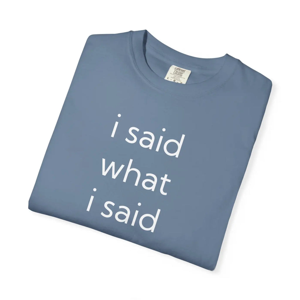 Statement Graphic Tee - Soft Garment Dyed Unisex Apparel - DipaliZ