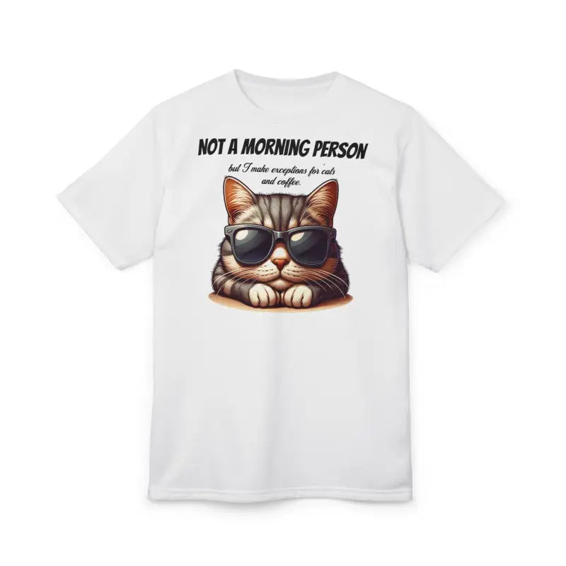 Cozy Coffee Unisex Tee - Not A Morning Person Polyester - DipaliZ