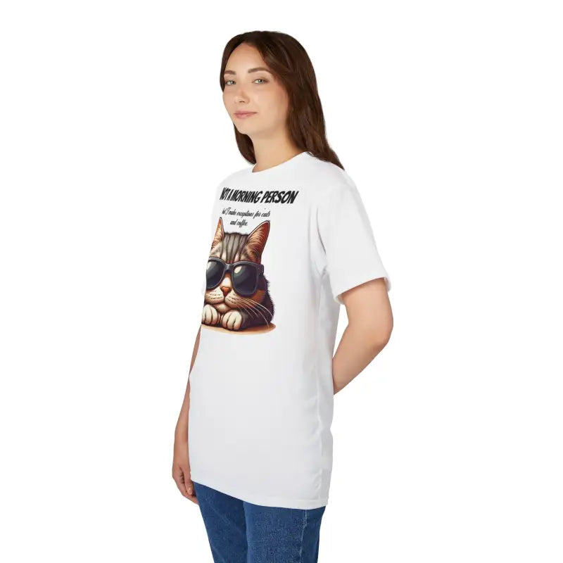 Cozy Coffee Unisex Tee - Not A Morning Person Polyester - DipaliZ