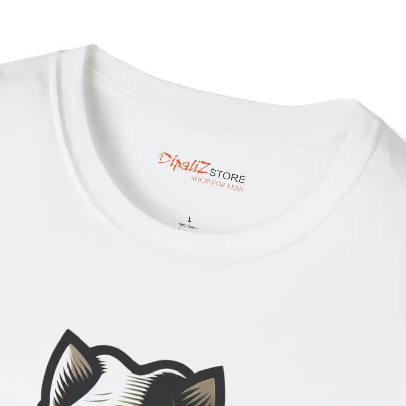 Cat With A Hat Cotton Tee - Eco-Friendly Gifts - DipaliZ