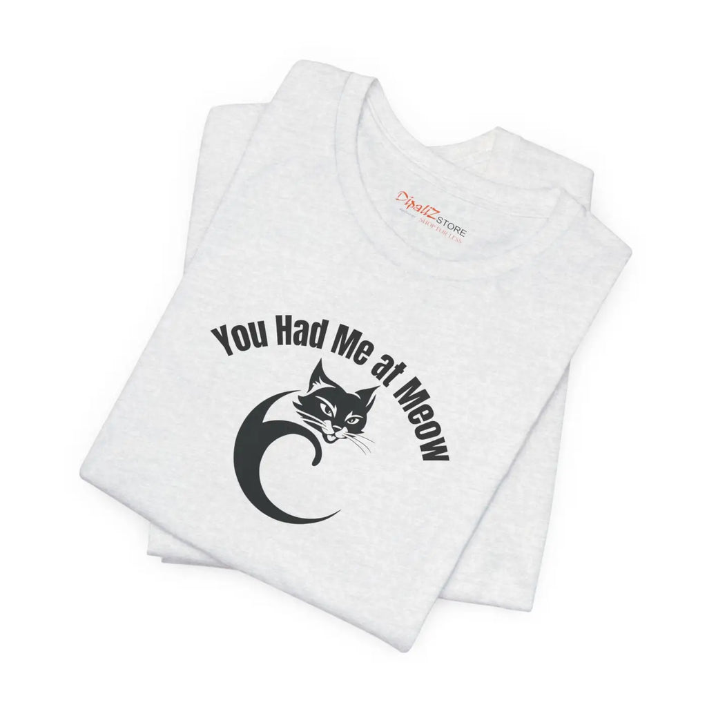 Purrfect Unisex Jersey Tee - Cat Lovers Soft Cotton - DipaliZ