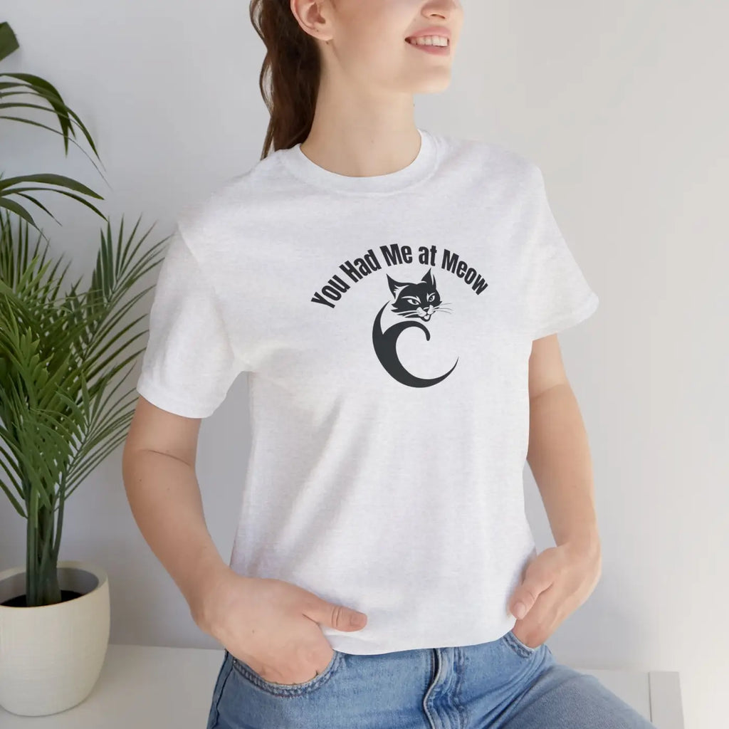 Purrfect Unisex Jersey Tee - Cat Lovers Soft Cotton - DipaliZ