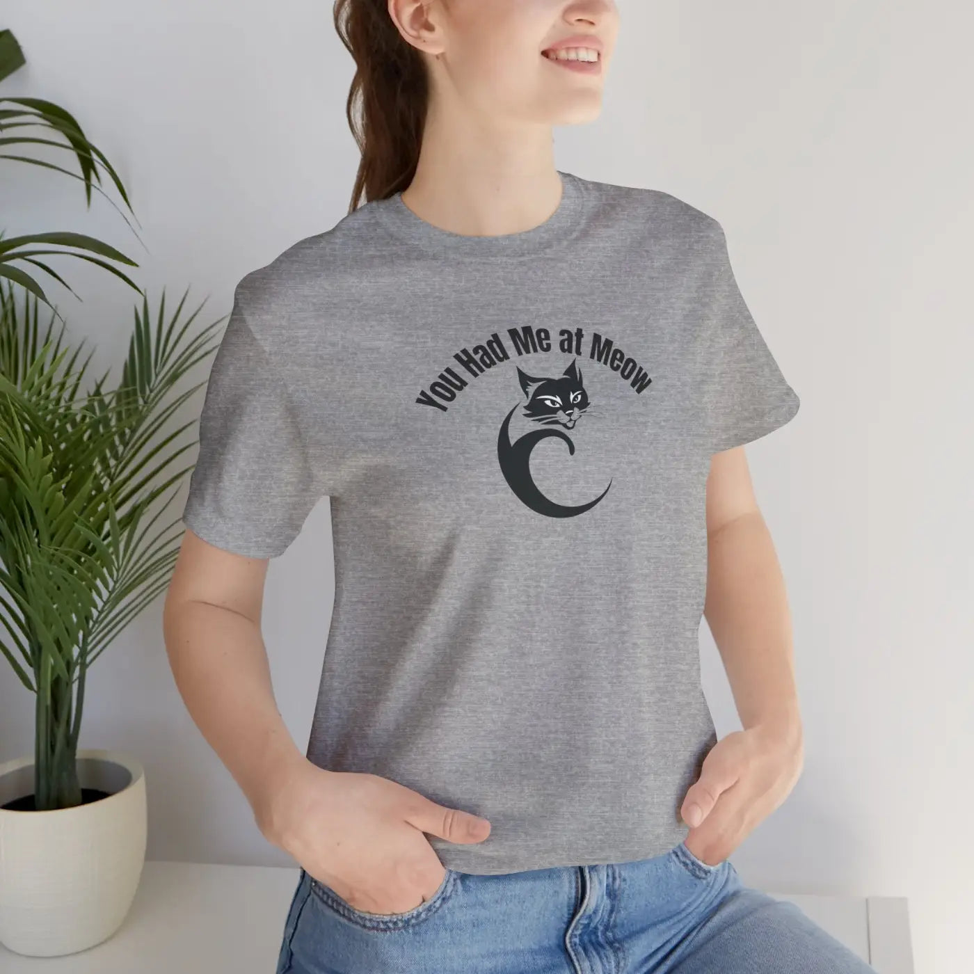 Purrfect Unisex Jersey Tee - Cat Lovers Soft Cotton - DipaliZ