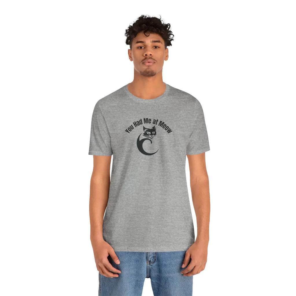 Purrfect Unisex Jersey Tee - Cat Lovers Soft Cotton - DipaliZ