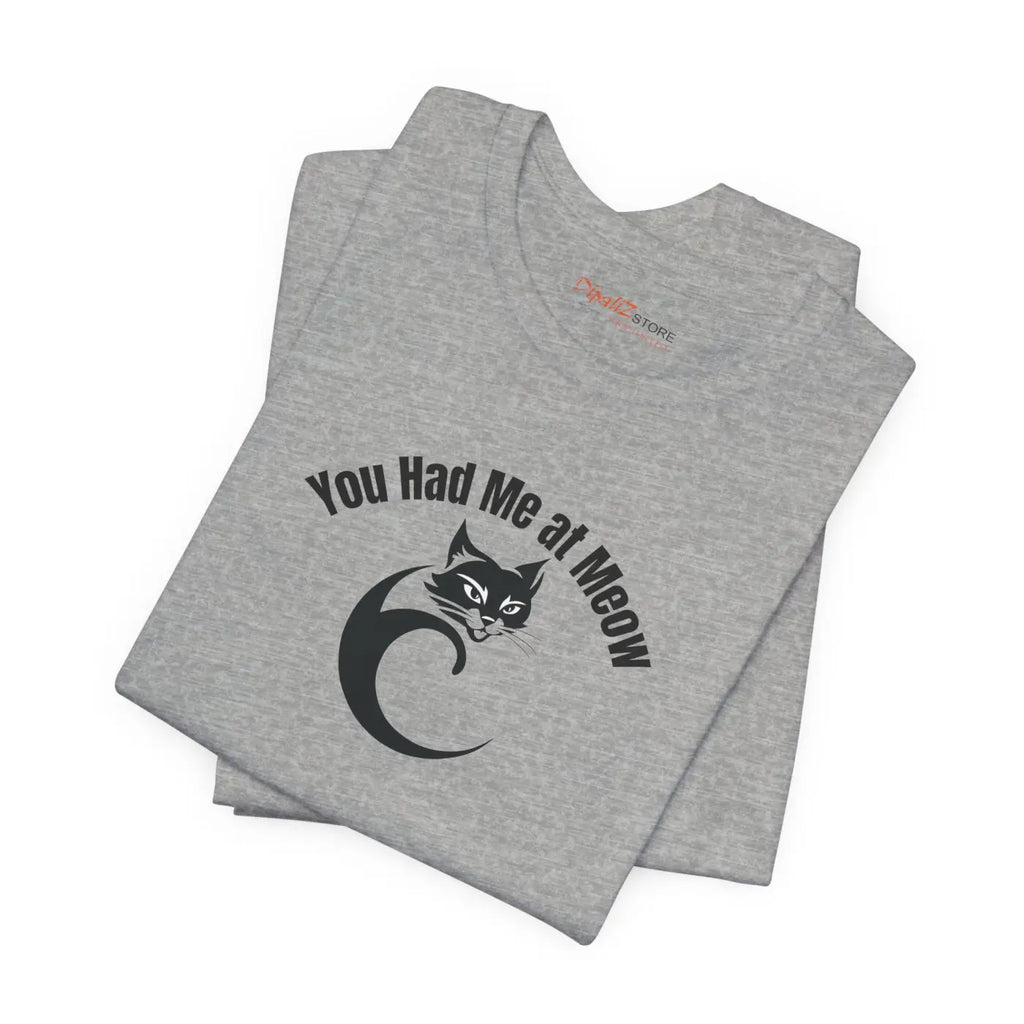 Purrfect Unisex Jersey Tee - Cat Lovers Soft Cotton - DipaliZ