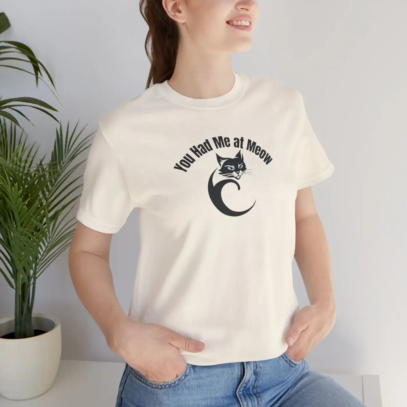 Purrfect Unisex Jersey Tee - Cat Lovers Soft Cotton - DipaliZ