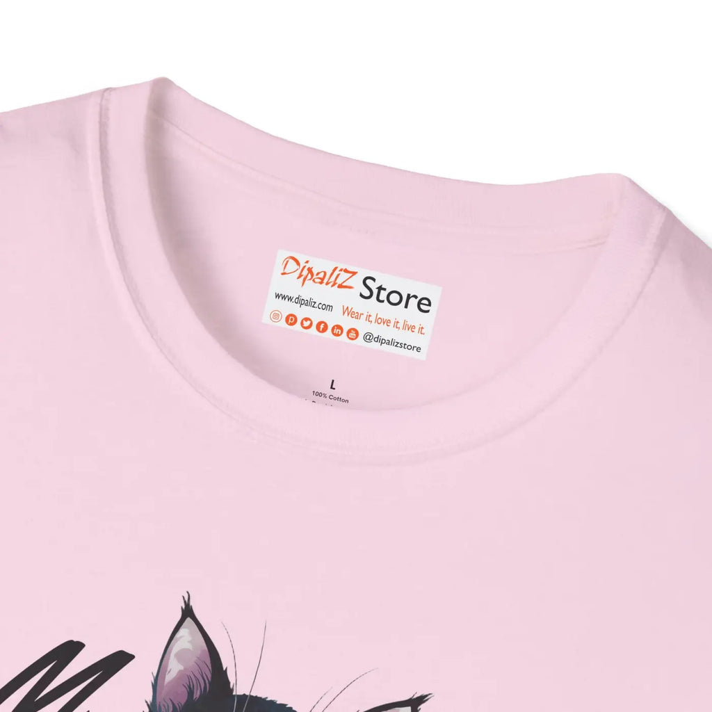 Cat Meow Unisex Softstyle Tee - Cozy Cotton Comfort - DipaliZ
