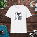 Cat Meow Unisex Softstyle Tee - Cozy Cotton Comfort - DipaliZ