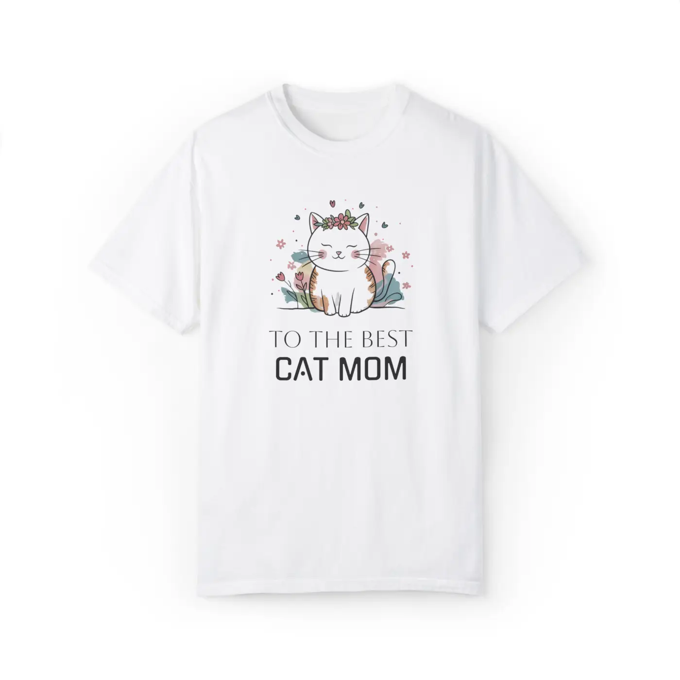 Cozy Unisex Cat Mom Tee - Playful Cat Lover Design - DipaliZ