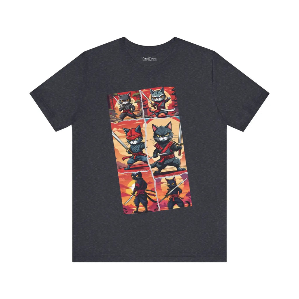 Cat Ninja Warrior Unisex Tee - Comfort and Style - DipaliZ